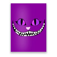 Halloween Cheshire Cat Grinning Smile Wonderland Floating Poster