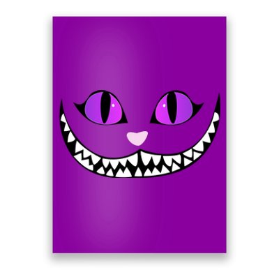 Halloween Cheshire Cat Grinning Smile Wonderland Floating Poster