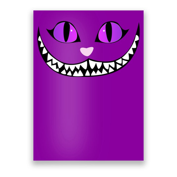 Halloween Cheshire Cat Grinning Smile Wonderland Floating Poster