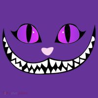 Halloween Cheshire Cat Grinning Smile Wonderland Floating Toddler T-Shirt