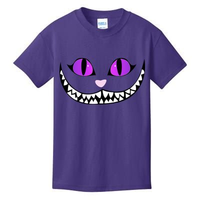 Halloween Cheshire Cat Grinning Smile Wonderland Floating Kids T-Shirt