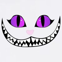 Halloween Cheshire Cat Grinning Smile Wonderland Floating Garment-Dyed Sweatshirt