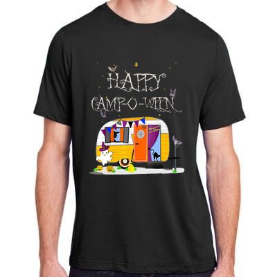 Happy Camper CampOWeen Halloween Funny Cute Graphic Adult ChromaSoft Performance T-Shirt