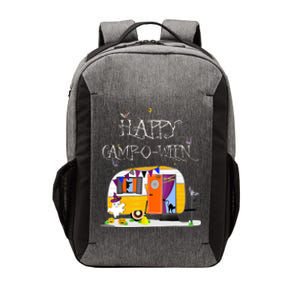 Happy Camper CampOWeen Halloween Funny Cute Graphic Vector Backpack