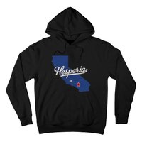 Hesperia California CA Map Hoodie