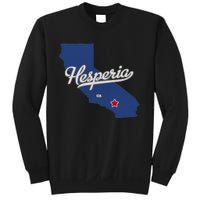 Hesperia California CA Map Sweatshirt