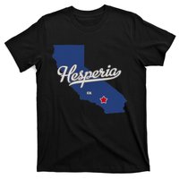 Hesperia California CA Map T-Shirt