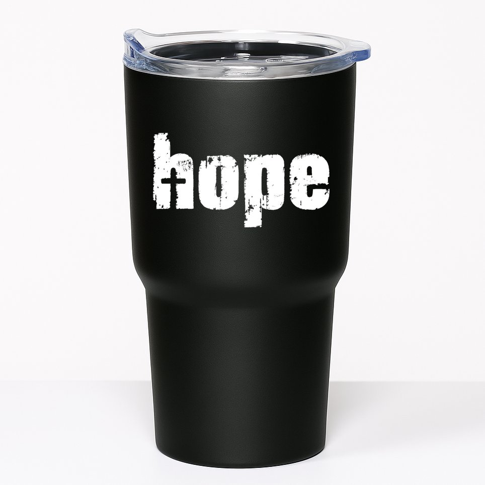 Hope Cross Christianity Tumbler