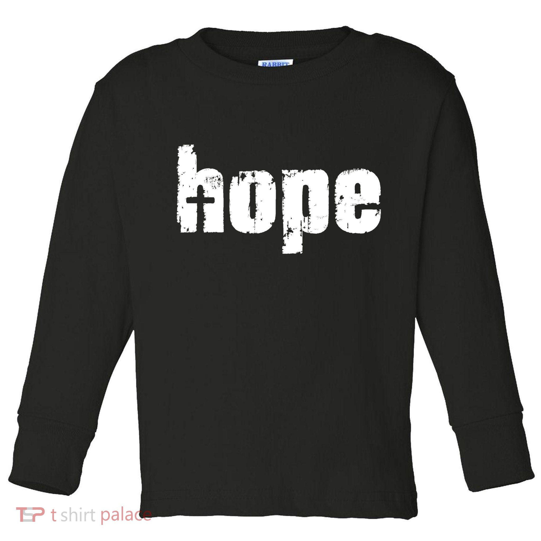 Hope Cross Christianity Toddler Long Sleeve Shirt