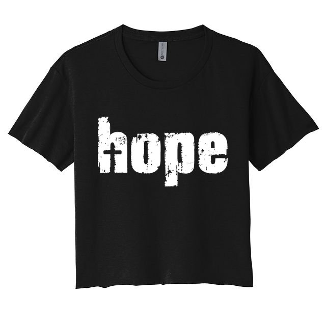 Hope Cross Christianity Crop Top