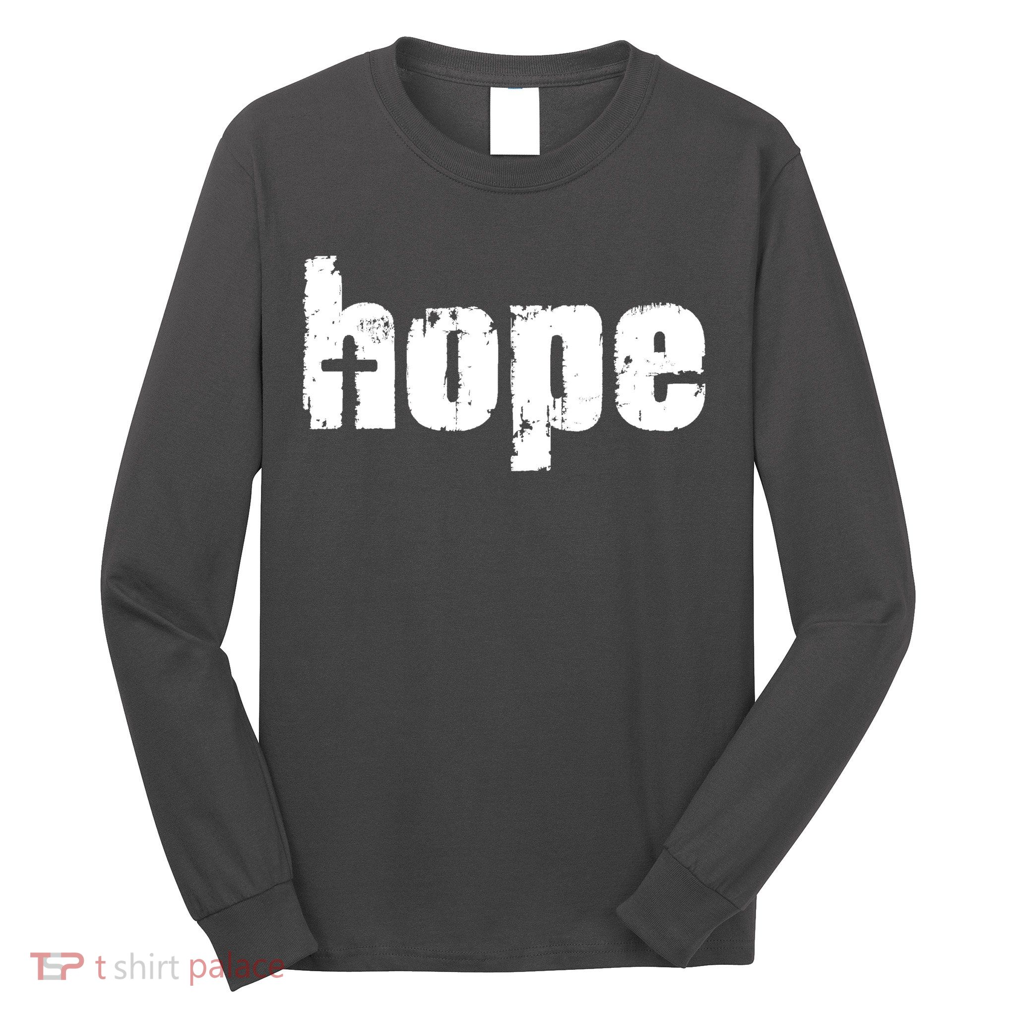 Hope Cross Christianity Long Sleeve Shirt