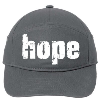 Hope Cross Christianity 7-Panel Snapback Hat