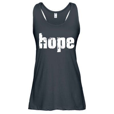 Hope Cross Christianity Ladies Essential Flowy Tank