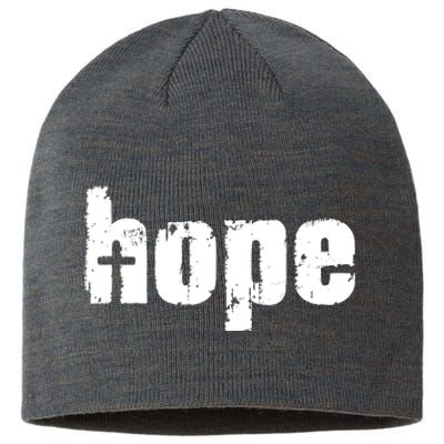 Hope Cross Christianity Sustainable Beanie