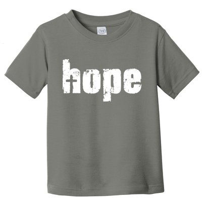 Hope Cross Christianity Toddler T-Shirt