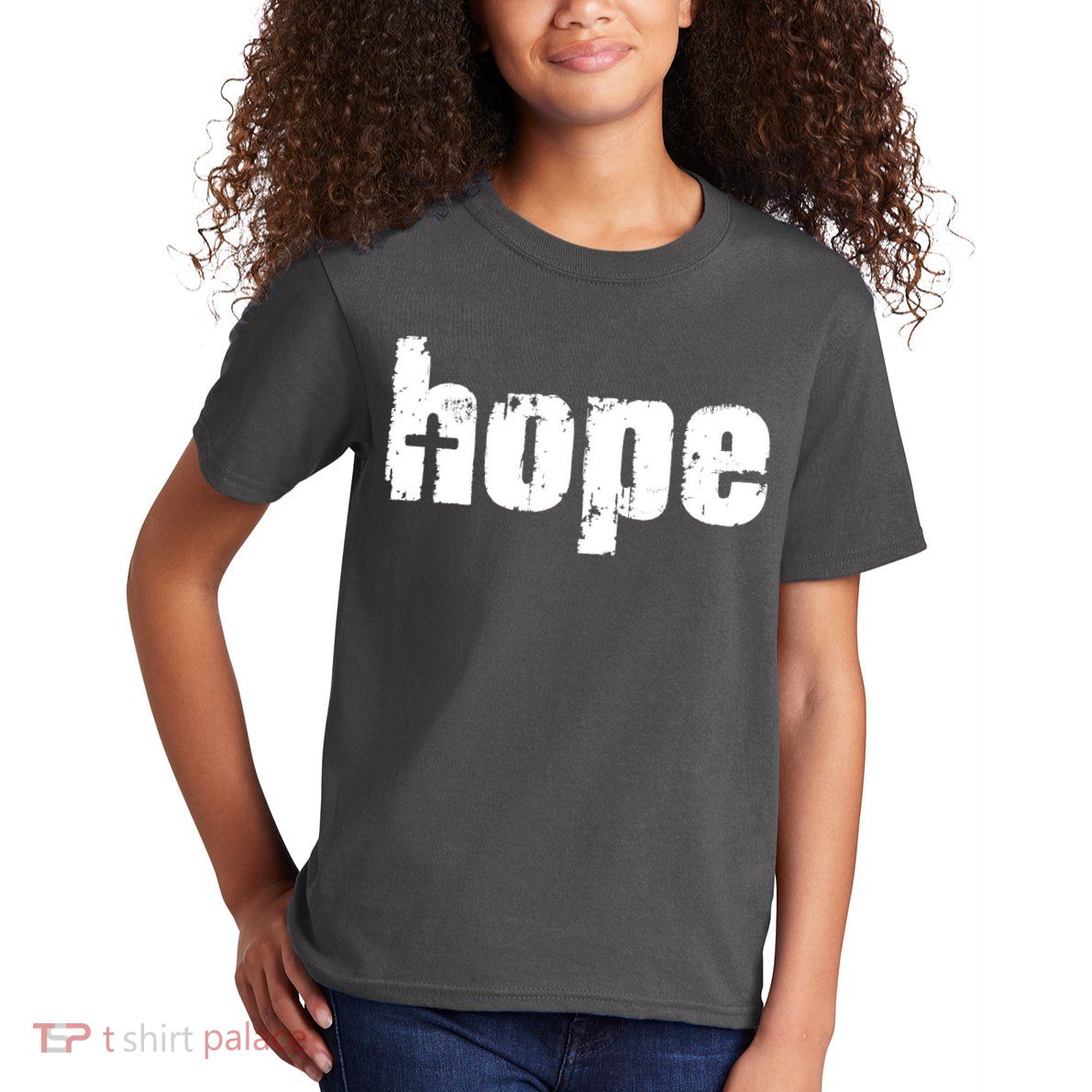 Hope Cross Christianity Kids T-Shirt