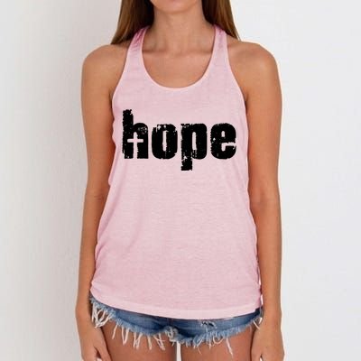 Hope Cross Christianity Women's Knotted Racerback Tank