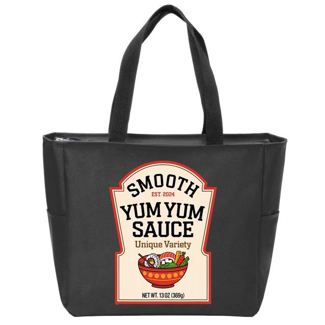 Halloween Condiments Couples Costume Sauce Zip Tote Bag
