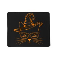 Halloween Cute Cat Comma La Kamala Harris Cute Cat Pumpkin Premium Mousepad