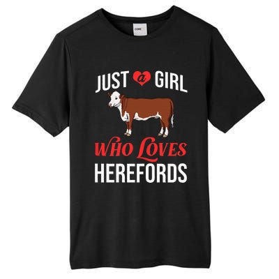 Hereford Cattle Cow Bull Beef Farm Tall Fusion ChromaSoft Performance T-Shirt