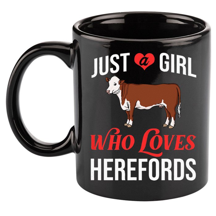 Hereford Cattle Cow Bull Beef Farm 11oz C Handle Ceramic Mug