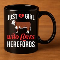 Hereford Cattle Cow Bull Beef Farm 11oz C Handle Ceramic Mug