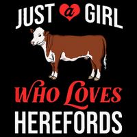 Hereford Cattle Cow Bull Beef Farm Flat Bill Trucker Hat