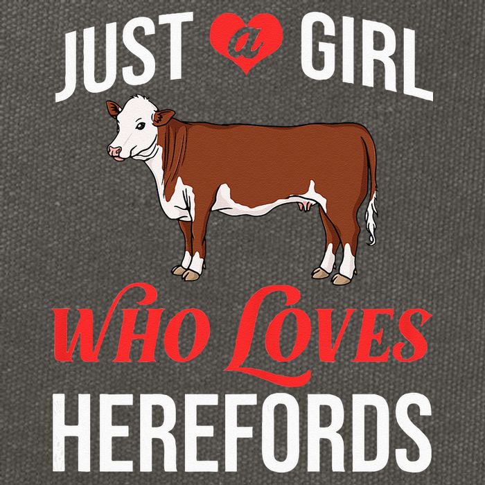 Hereford Cattle Cow Bull Beef Farm Cotton Canvas Backpack