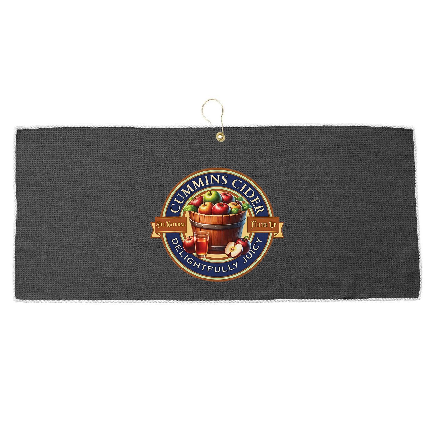 Haul Cummins Cider Large Microfiber Waffle Golf Towel