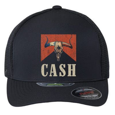 Howdy Cash Cowboy 90s Personalized Team Cash Family Outlaw Flexfit Unipanel Trucker Cap