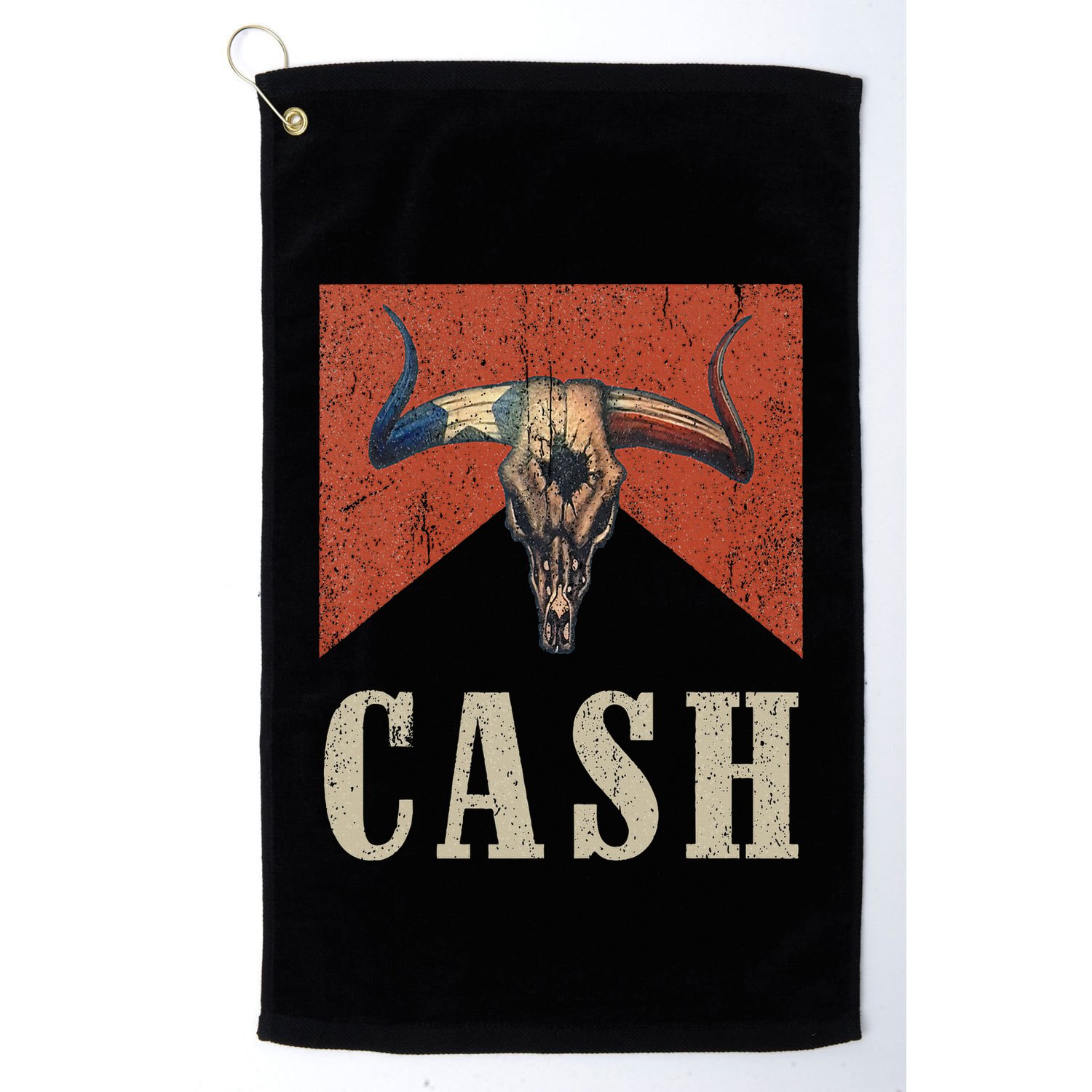 Howdy Cash Cowboy 90s Personalized Team Cash Family Outlaw Golf Towel