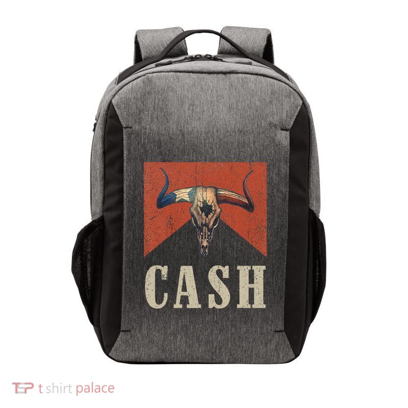 Howdy Cash Cowboy 90s Personalized Team Cash Family Outlaw Vector Backpack