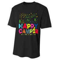 Happy Camper Camping funny vacation summer Performance Sprint T-Shirt