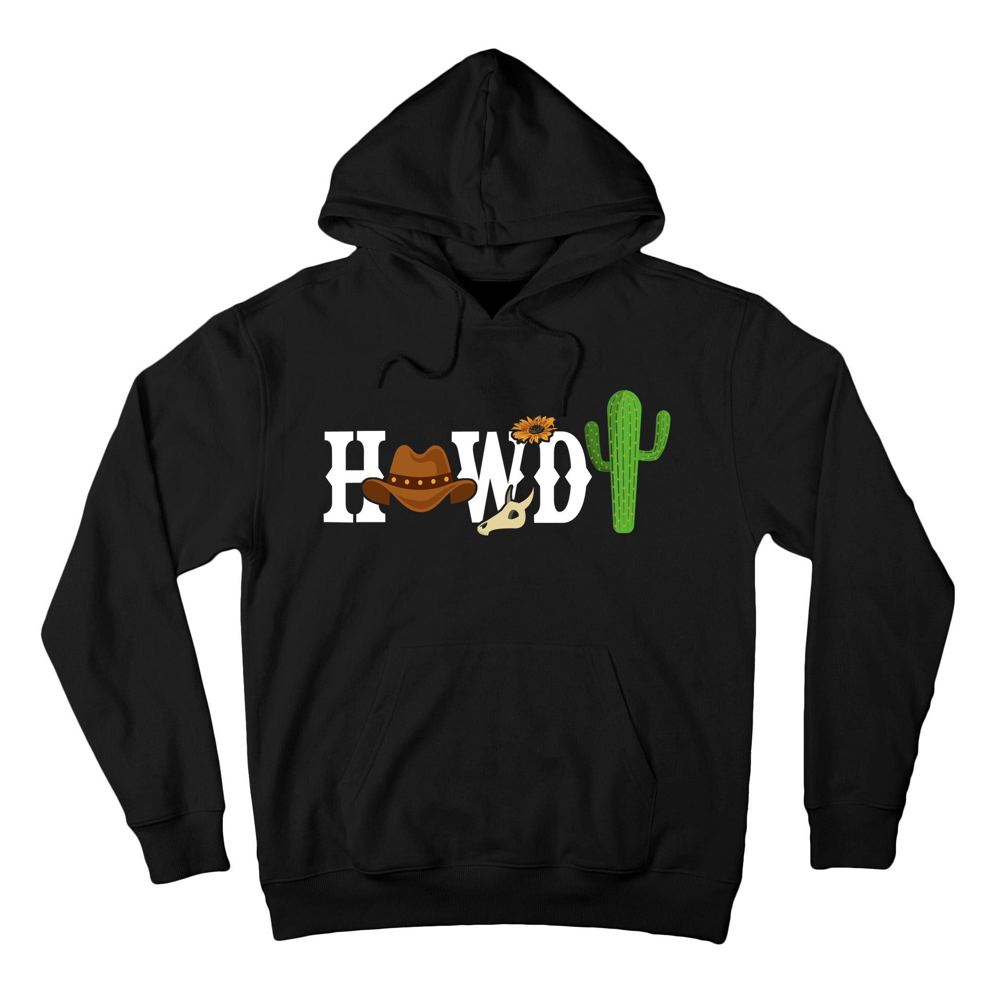 Howdy Cactus Country Tall Hoodie