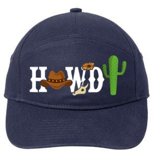 Howdy Cactus Country 7-Panel Snapback Hat