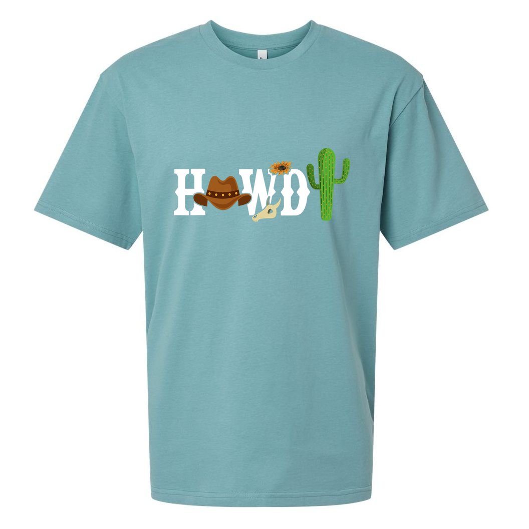 Howdy Cactus Country Sueded Cloud Jersey T-Shirt