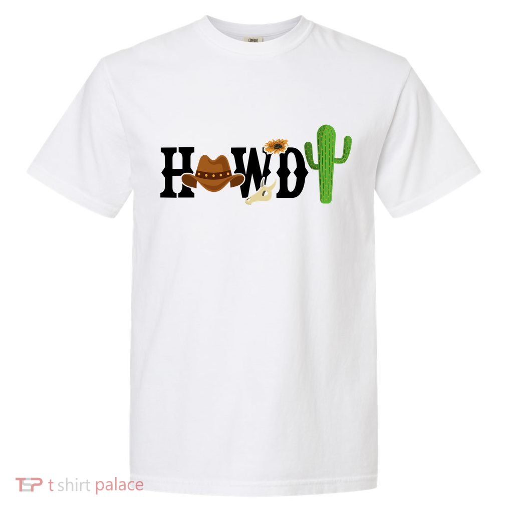 Howdy Cactus Country Garment-Dyed Heavyweight T-Shirt