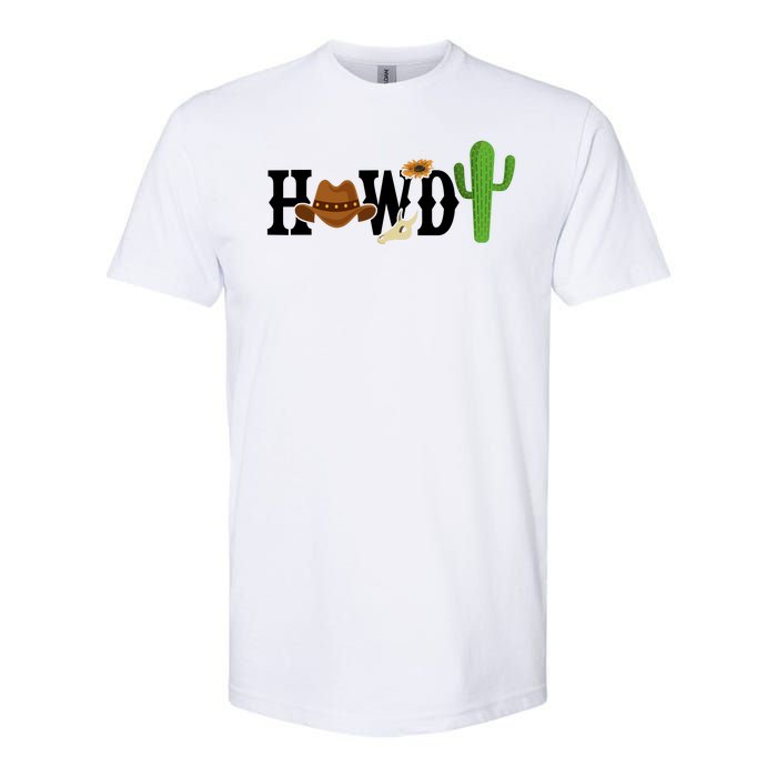 Howdy Cactus Country Softstyle CVC T-Shirt