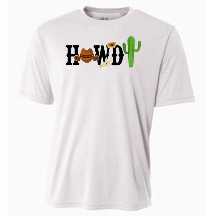 Howdy Cactus Country Cooling Performance Crew T-Shirt