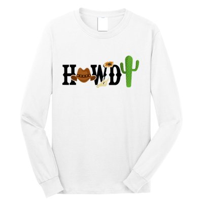Howdy Cactus Country Long Sleeve Shirt