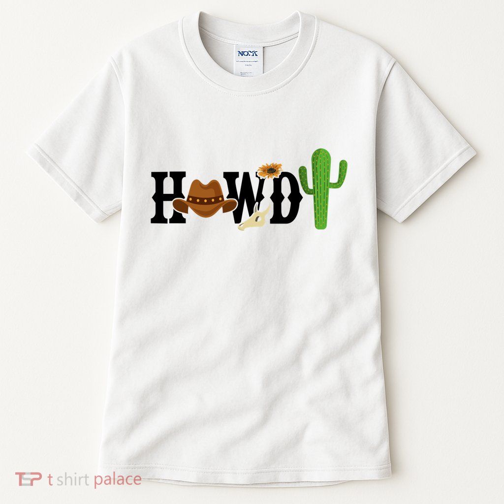 Howdy Cactus Country Tall T-Shirt