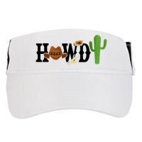 Howdy Cactus Country Adult Drive Performance Visor