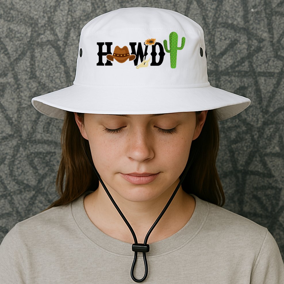 Howdy Cactus Country Bucket Hat