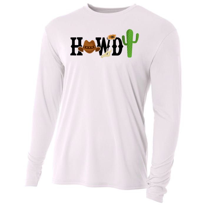 Howdy Cactus Country Cooling Performance Long Sleeve Crew