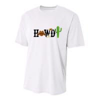 Howdy Cactus Country Youth Performance Sprint T-Shirt