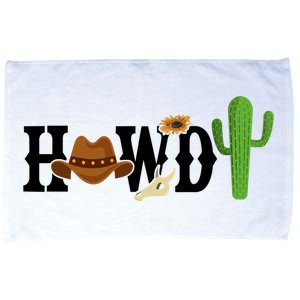 Howdy Cactus Country Microfiber Hand Towel