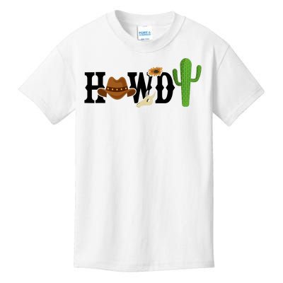 Howdy Cactus Country Kids T-Shirt