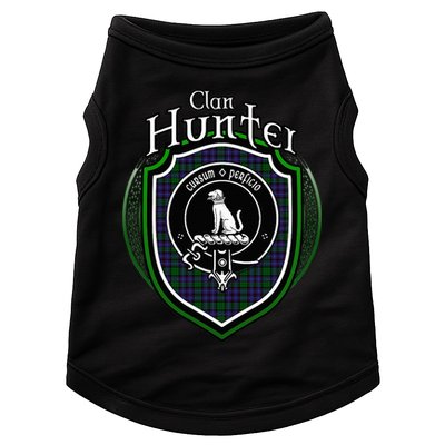 Hunter Clan Crest Scottish Clan Hunter Family Crest Badge Doggie Tank