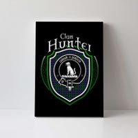 Hunter Clan Crest Scottish Clan Hunter Family Crest Badge Canvas