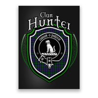 Hunter Clan Crest Scottish Clan Hunter Family Crest Badge Poster